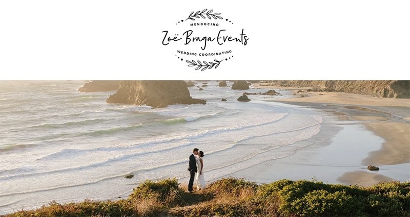 13. Zoe Braga Events - Wedding Planner Websites