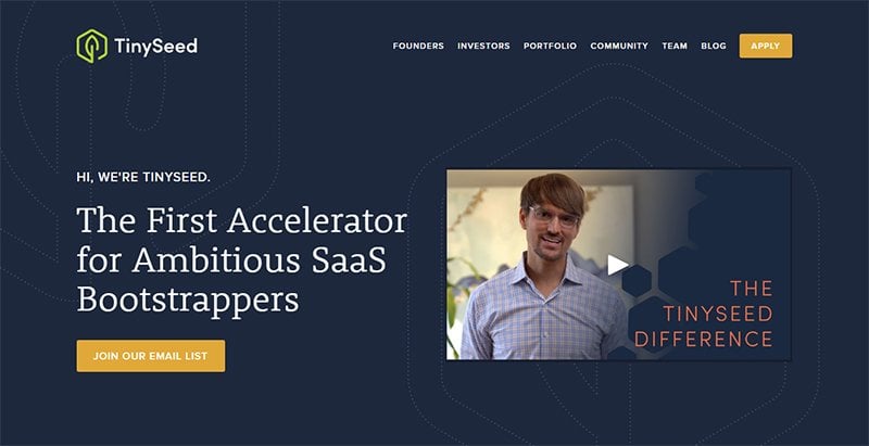 15. TinySeed - Consulting Website Example