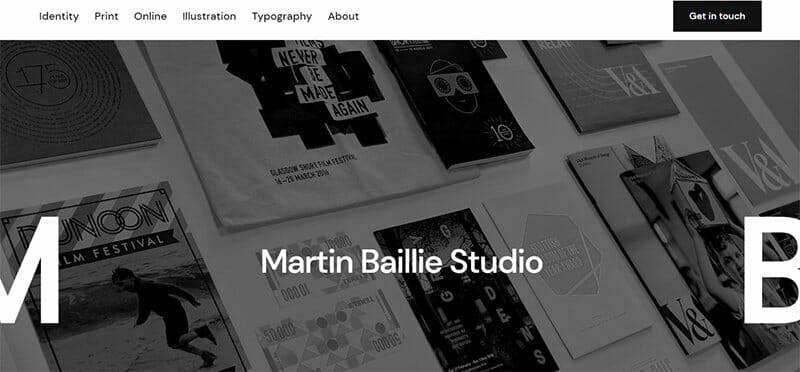 17. Martin Ballie - Illustrator Portfolio Example