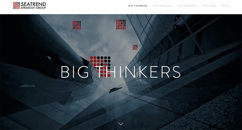 19. Seatrend Strategy Group - Accountant Website Example