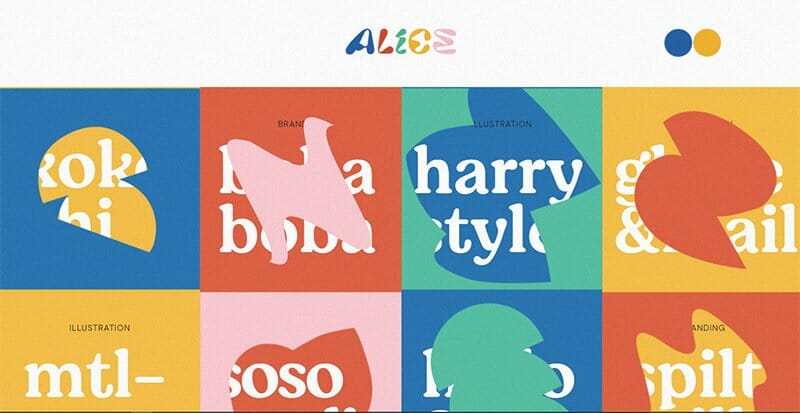 20. Alice Zhang - Illustrator Portfolio Example