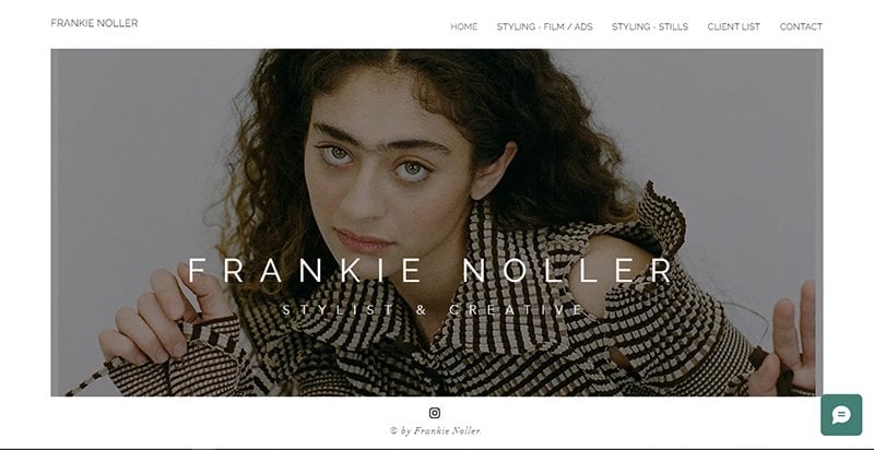 20. Frankie Noller - Consulting Website Example