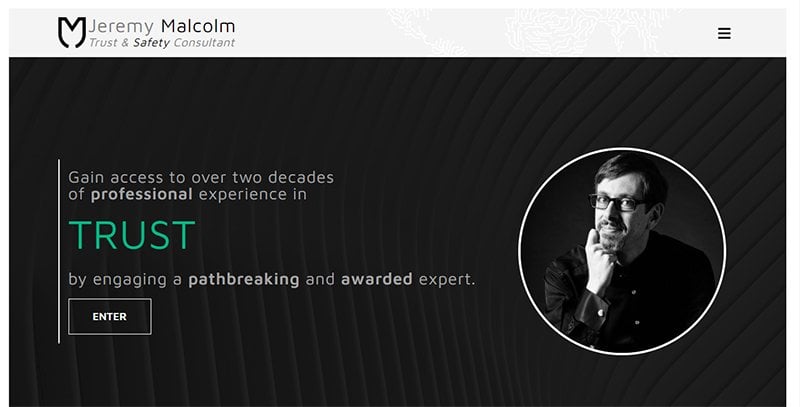 21. Jeremy Malcolm - Consulting Website Example