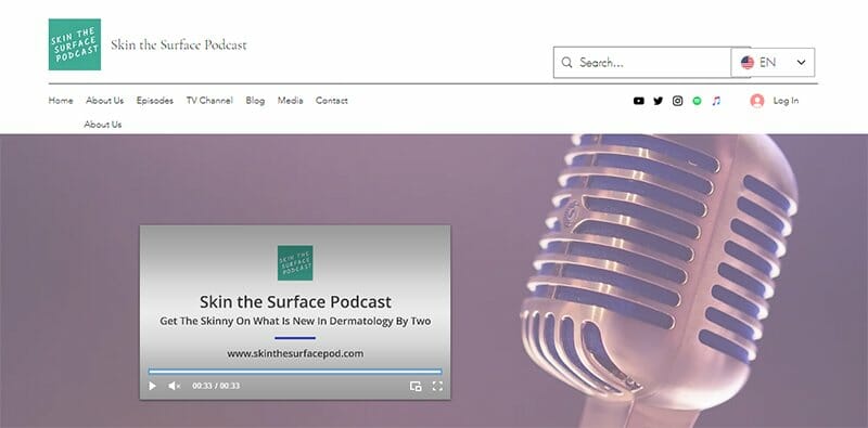 21. Skin the Surface - Podcast Website Example