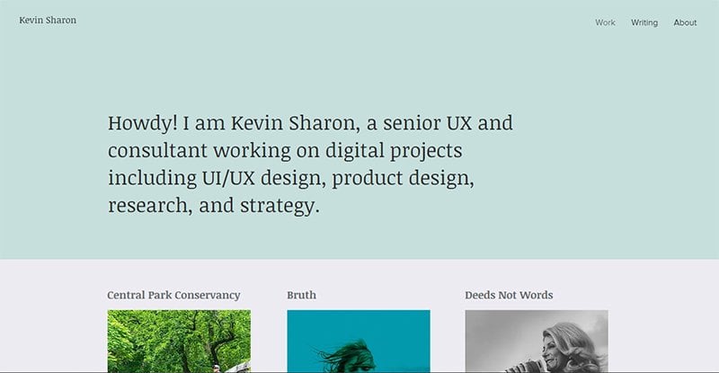 22. Kevin Sharon - Consulting Website Example