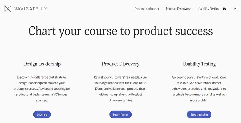 28. Natural Interaction - Consulting Website Example