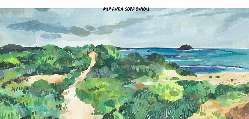 3. Miranda Sofroniou - Illustrator Portfolio Example
