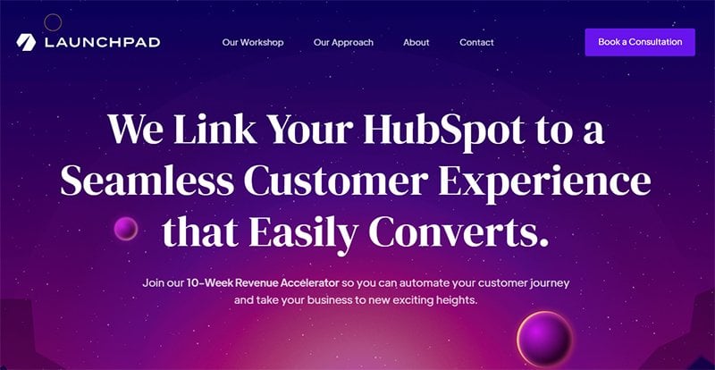 31. Launchpad Consulting - Consulting Website Example