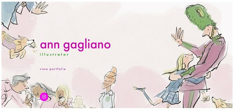 6. Ann Curch Gagliano - Illustrator Portfolio Example