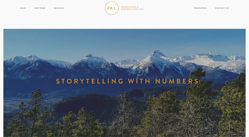 6. JWL Accounting - Accountant Website Example
