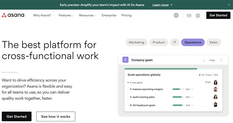 Asana - The best platform for cross-functional work