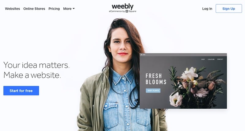 Weebly - Your idea matters, Make a website