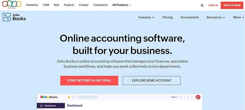 Zoho Books - Online accounting software, built for your business