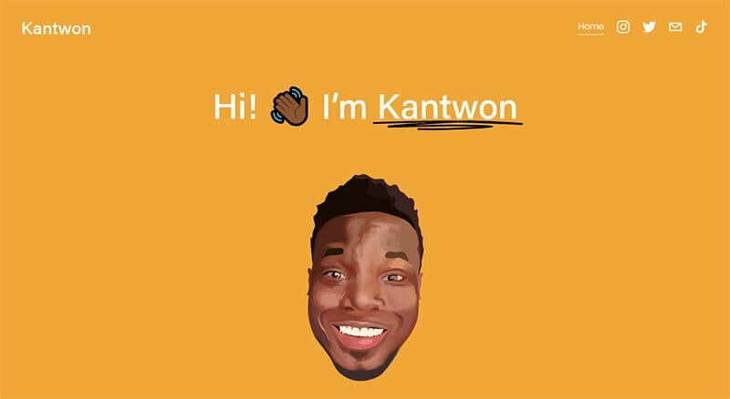 1. Kantwon Rogers - Resume Website Example