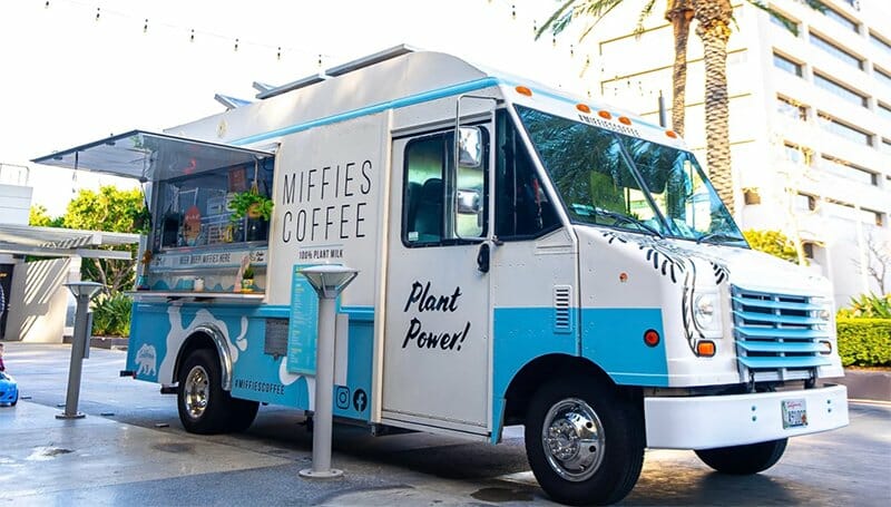 11. Miffies Coffee - Food Truck Website Example