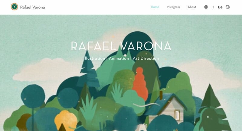 14. Rafael Varona - Portfolio Website Example