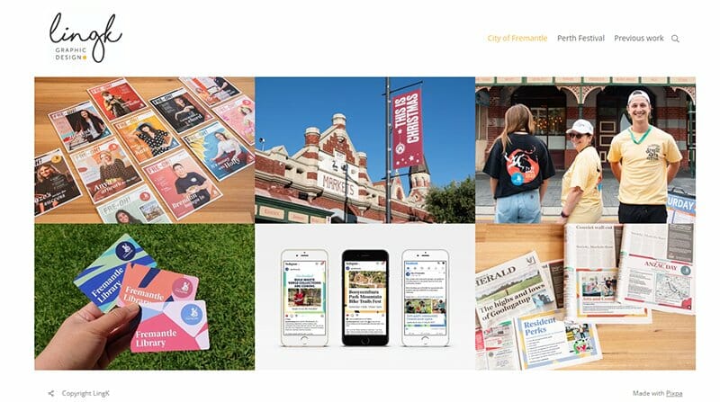 15. Ling K - Graphic Design Portfolio Example