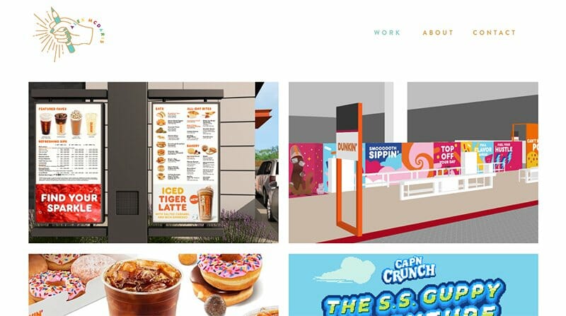 16. Alex McDaris - Portfolio Website Example