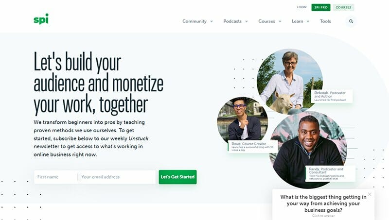 19. Smart Passive Income - Teacher Website Example