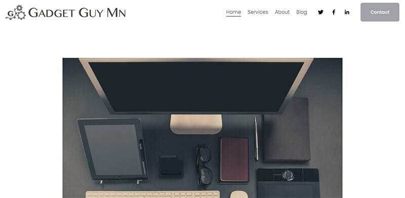 21. Gadget Guy MN - Handyman Website Example