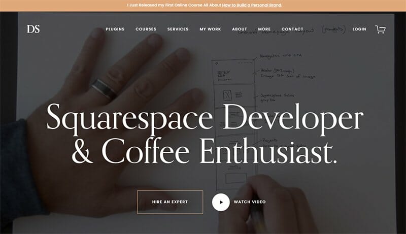 22. Devon Stank - Modern Website Example