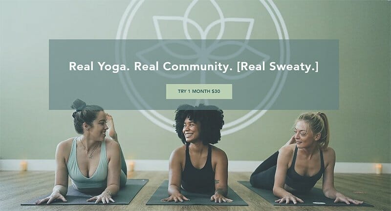 22. Highland Yoga - Yoga Website Example