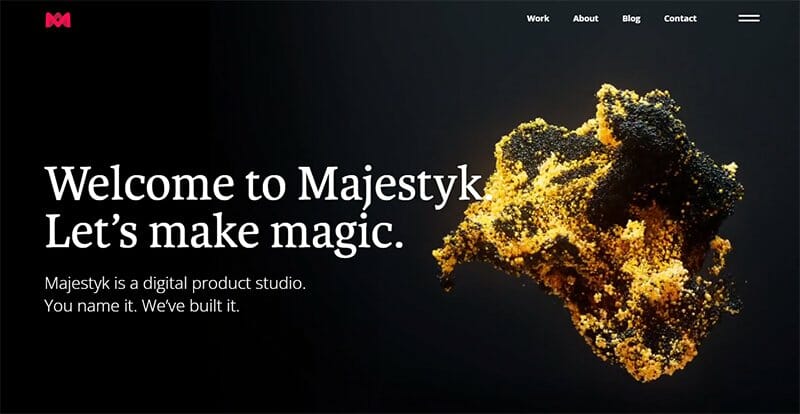 25. Majestyk Apps - Portfolio Website Example