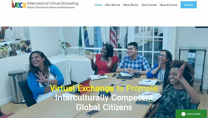 30. IVECA - Charity Website Example