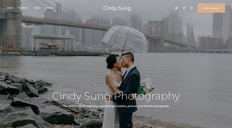 31. Cindy Sung - Portfolio Website Example