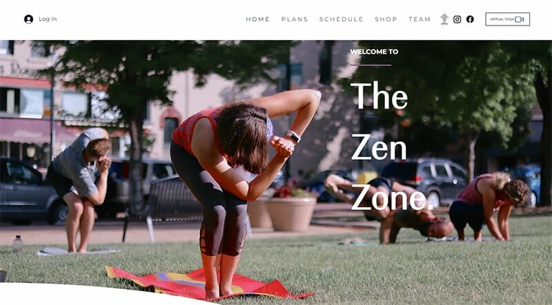 4. Simply Yoga - Yoga Website Example