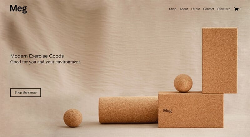 7. Meg - Massage Therapist Website Example