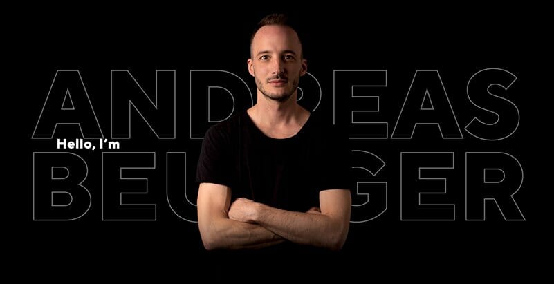 8. Andreas Beugger - One-Page Website Example
