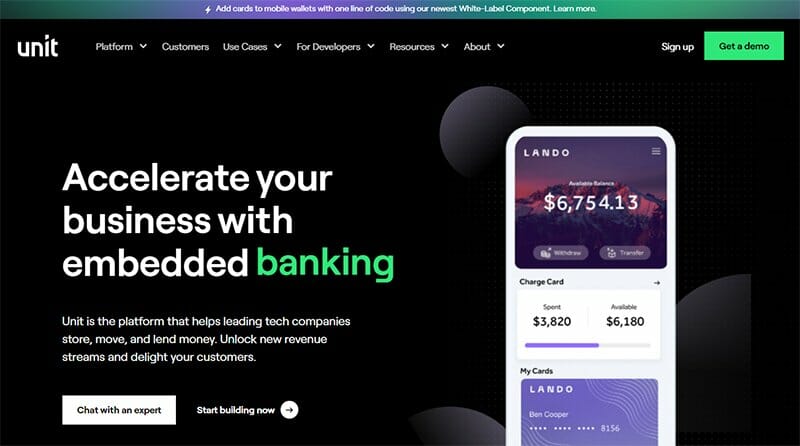 11. Unit - Financial Website Design Example