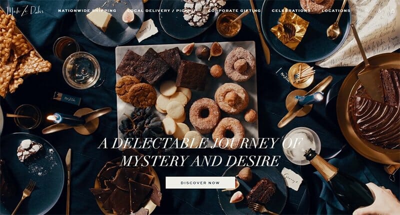 12. Mah Ze Dahr Bakery - Bakery Website Example