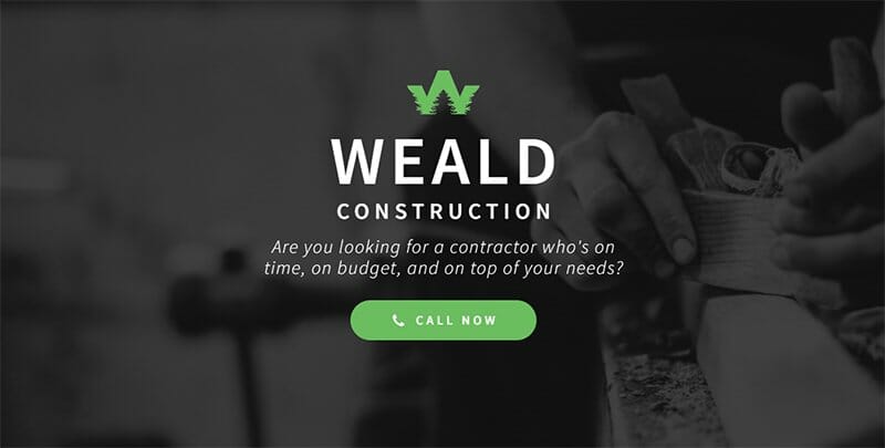 12. Weald Construction - Carrd Examples And Ideas