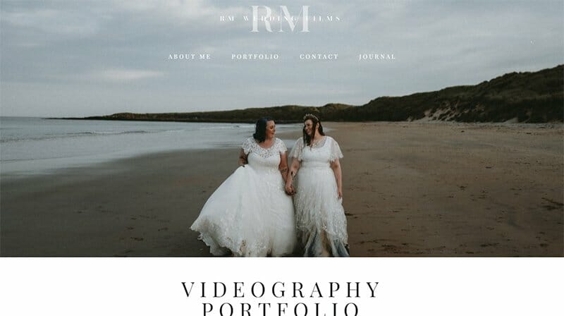 15. RM Wedding Films - Videography Websites & Portfolio