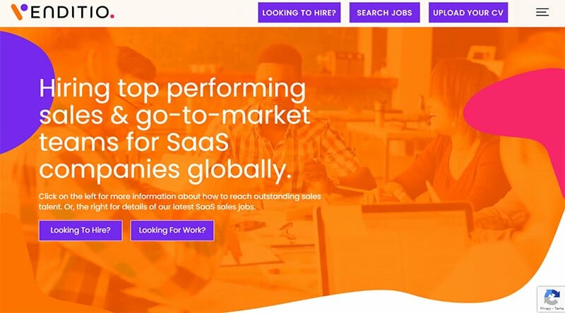 16. Venditio - Recruitment Website Design Example