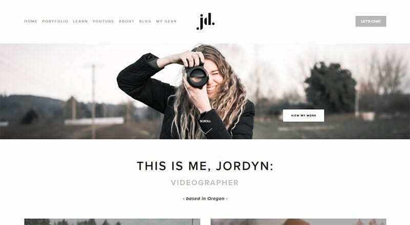 18. Jordyn Dunseath - Videography Websites & Portfolio