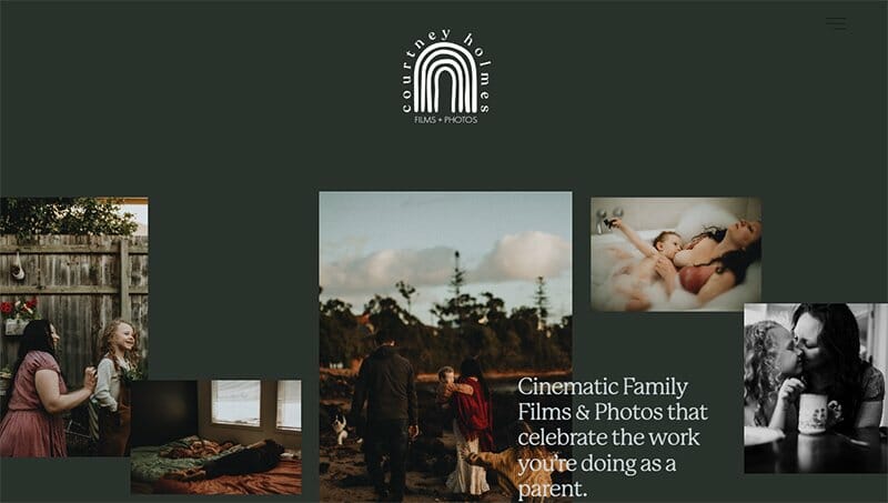 23. Courtney Holmes - Videography Websites & Portfolio