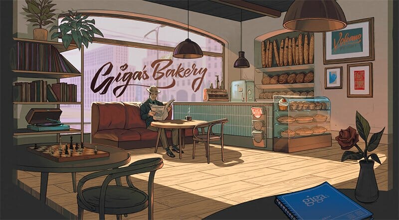 24. Giga's Bakery - Bakery Website Example