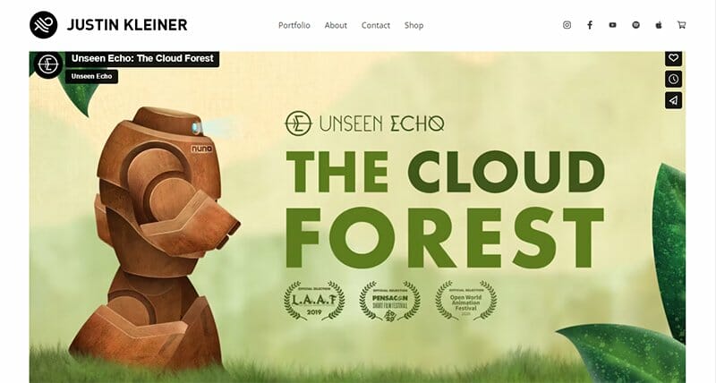 28. Justin Kleiner - Videography Websites & Portfolio