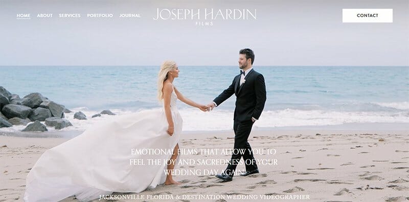 5. Joseph Hardin Films - Videography Websites & Portfolio