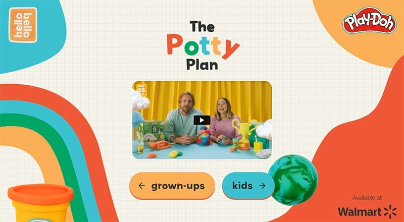 5. The Potty Plan - Family Website Example