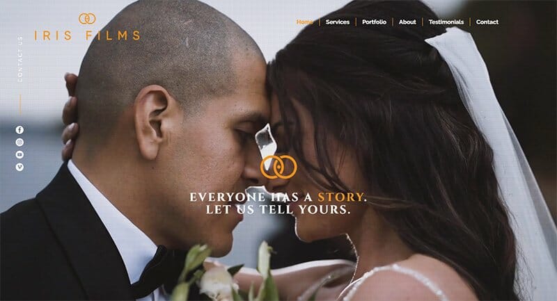 6. Iris Films - Videography Websites & Portfolio