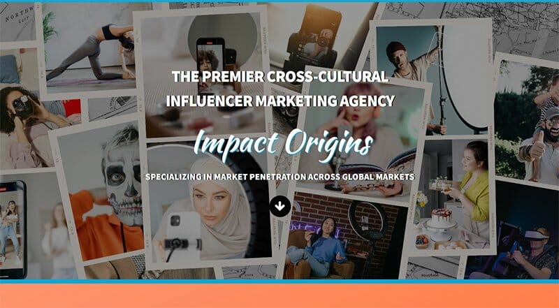 7. Impact Origins - Carrd Examples And Ideas