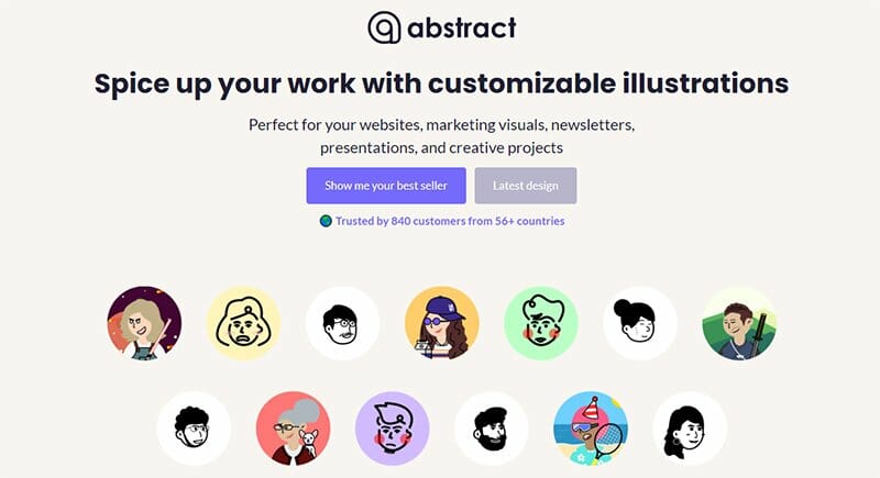 8. Abstract - Carrd Examples And Ideas