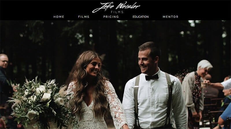 9. Jake Weisler Films - Videography Websites & Portfolio