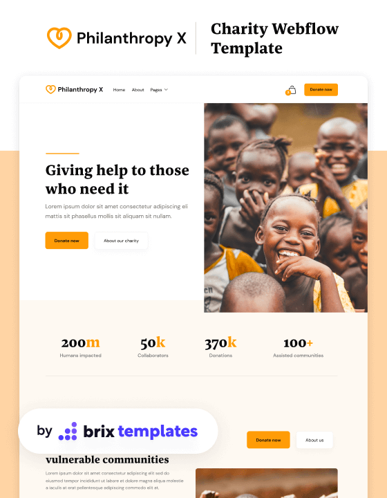 Nonprofit website templates