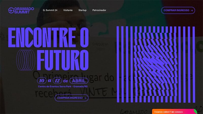 10. Gramado Summit - Conference Website Design Example