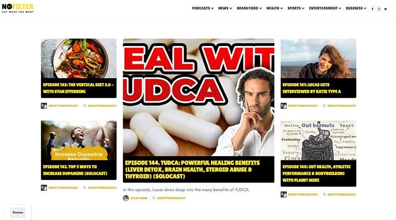 10. NoFilter Media - Best News Website Designs For Inspiration